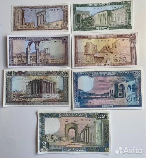 Банкноты Ливана
