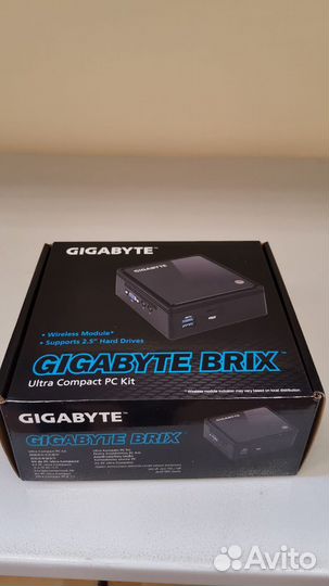 Неттоп, Мини пк gigabyte brix GB-bace-3160 bwup