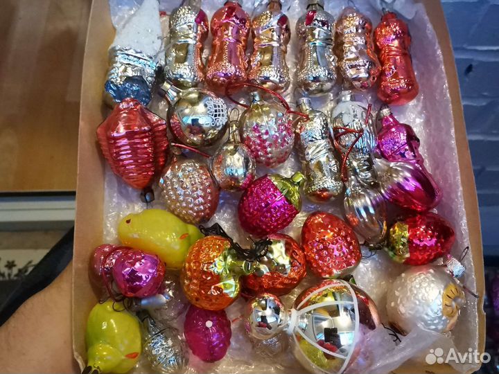 Елочные игрушки СССР