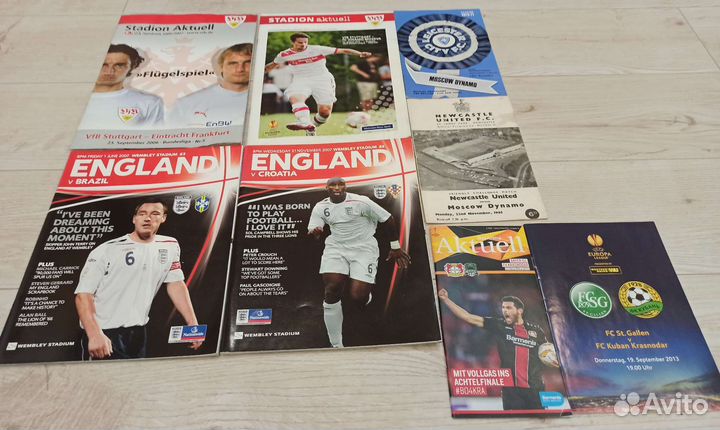 Футбольные программки Турниры, Финалы, Матчи