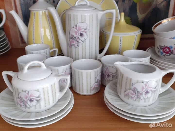 Сервизы СССР ГДР и япония