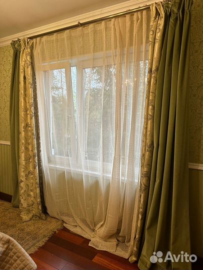Шторы и тюль в комплекте