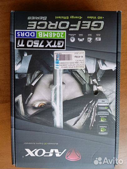 Видеокарта gtx 750ti 2gb
