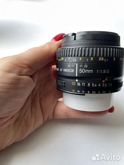 Объектив nikon 50mm f/1.8d af nikkor