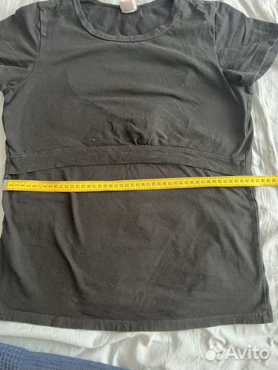 Футболка сорочка для кормления, шорты для беремен