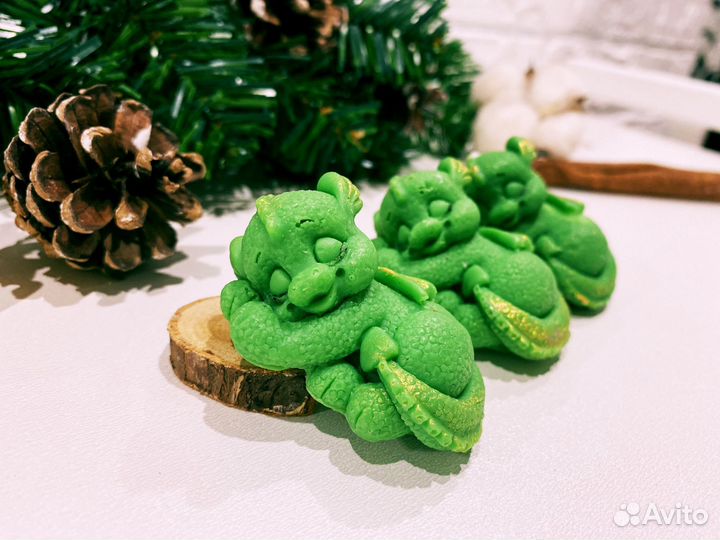 Мыло ручной работы дракончик