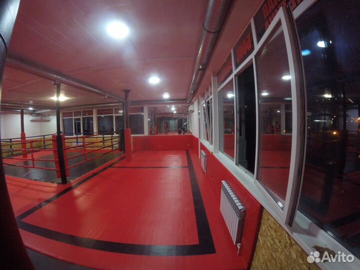 Ринг боксерский на упорах, боевая зона 4х4