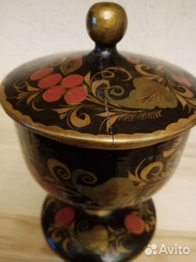 Конфетница деревянная СССР