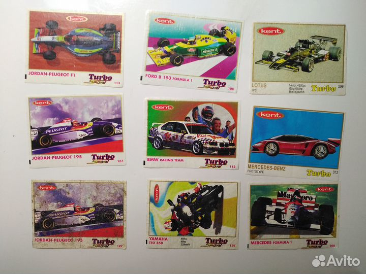 Вкладыши Turbo, Bombibom и другие, около 70 шт