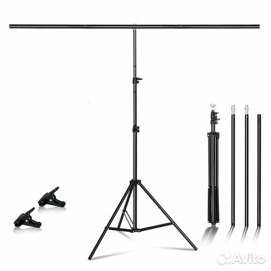 Стойка для фотофона 2х2м Т-образная