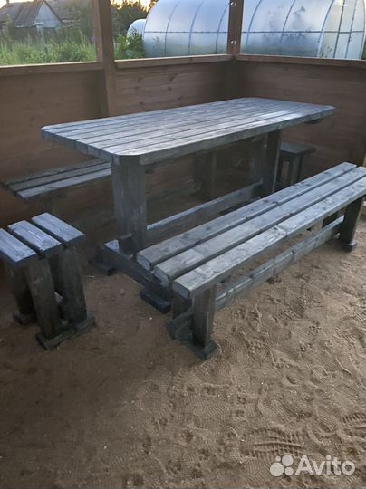 Садовая мебель из дерева