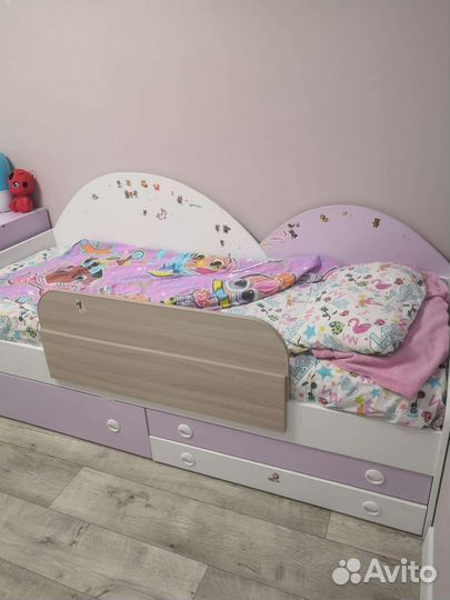 Детская кровать от 3 лет без матраса бу бесплатно