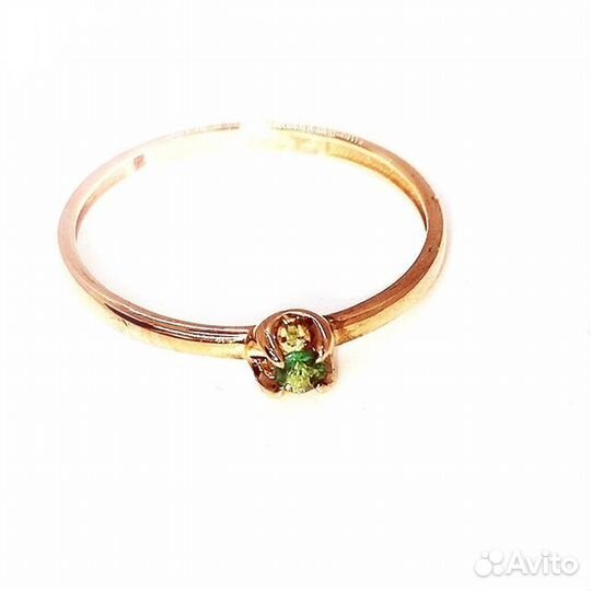 Золотое кольцо с камнем 20,5р