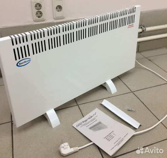 Обогреватель конвектор 1.5 квт 2 режима новый