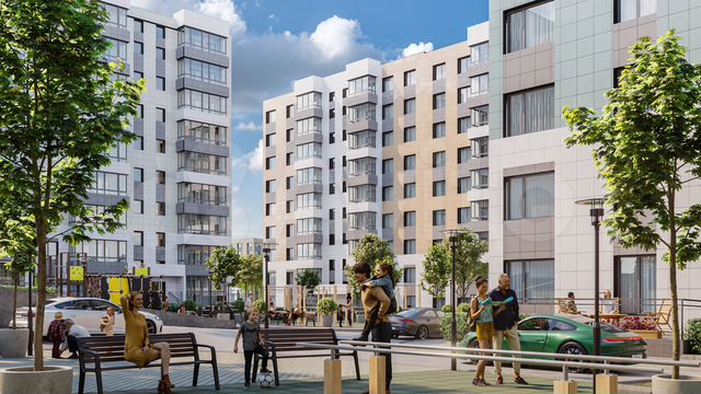 1-к. квартира, 43,6 м², 6/9 эт.