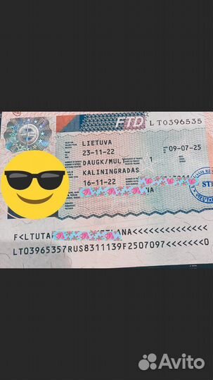 Упрощенный транзит (утд виза) через Литву