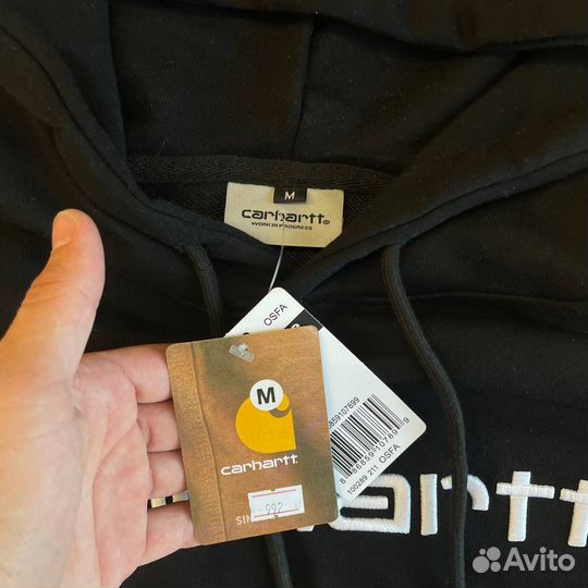 Худи Carhartt чёрный летний