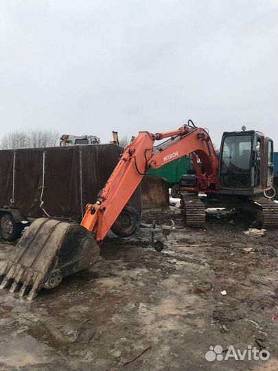 Услуги гусеничного эксковатора. Аренда