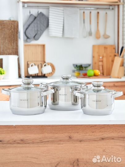 Набор кастрюль/ Новый