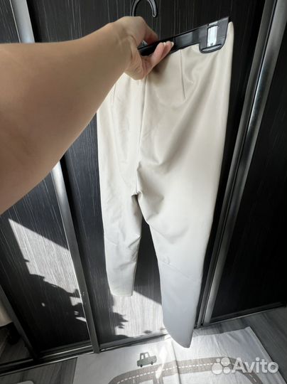 Кожаные брюки Zara