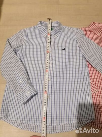 Рубашка для мальчика benetton 122р