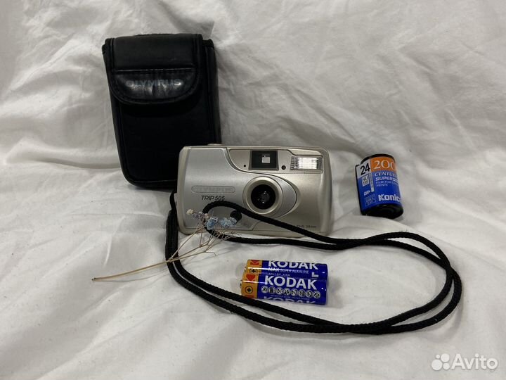 Плёночный фотоаппарат olympus trip 505