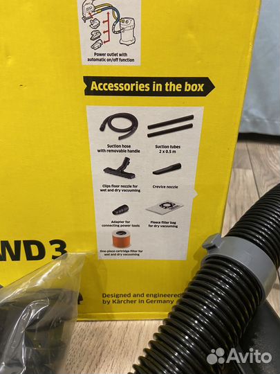 Пылесос Karcher wd 3