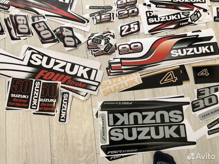 Наклейки для лодочного мотора В наличии