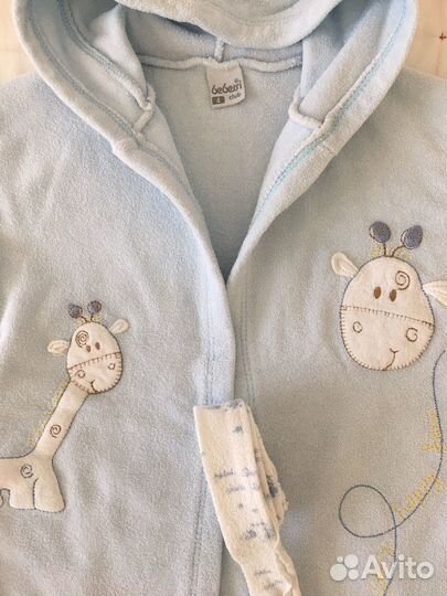 Детский махровый халат 92-98