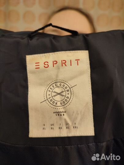 Пуховик esprit от морозов, пух