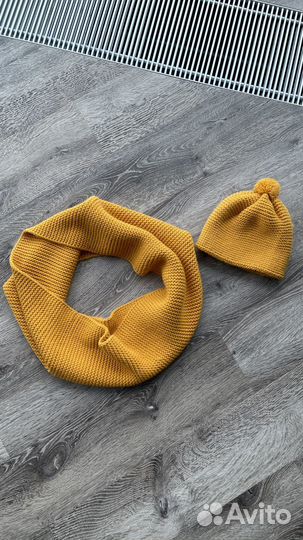 Шапка шарф варежки