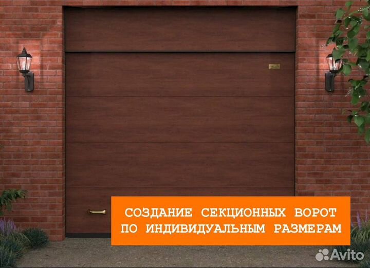 Автоматические секционные ворота