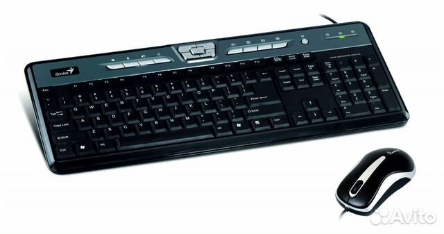 Клавиатура антибактериальная Genius+Мышь SmartBuy