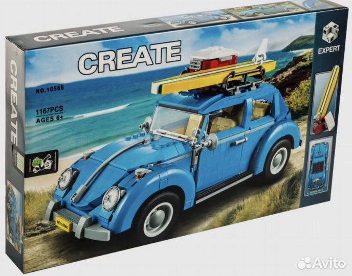 Конструктор аналог lego creator expert vw fiat
