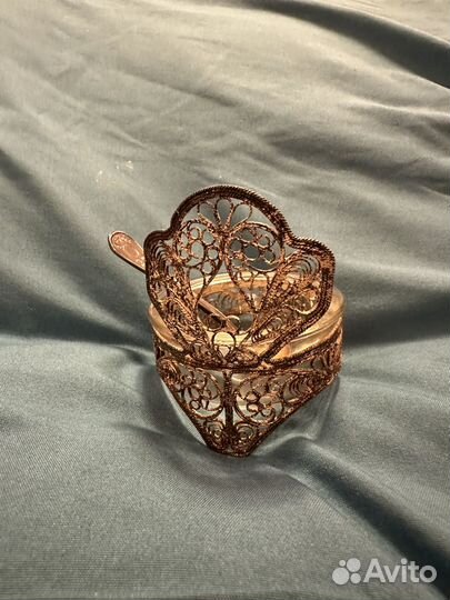 Солонка мельхиор