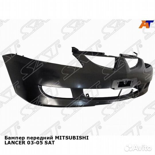 Бампер передний mitsubishi lancer 03-05 SAT