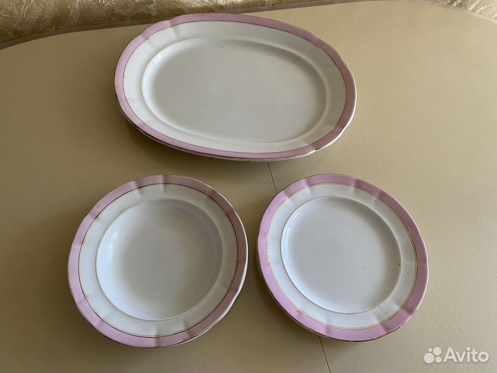 Блюдо Товарищество мс Кузнецова 19 век