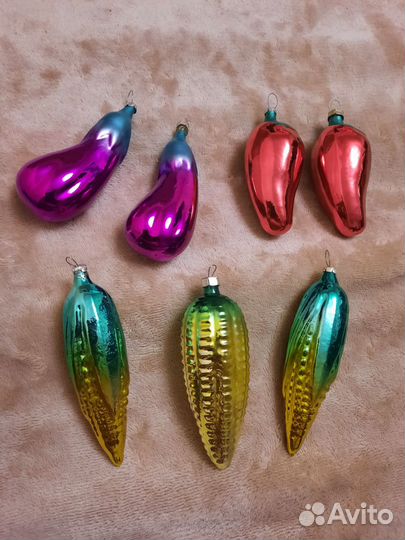 Елочные игрушки СССР, разные наборы