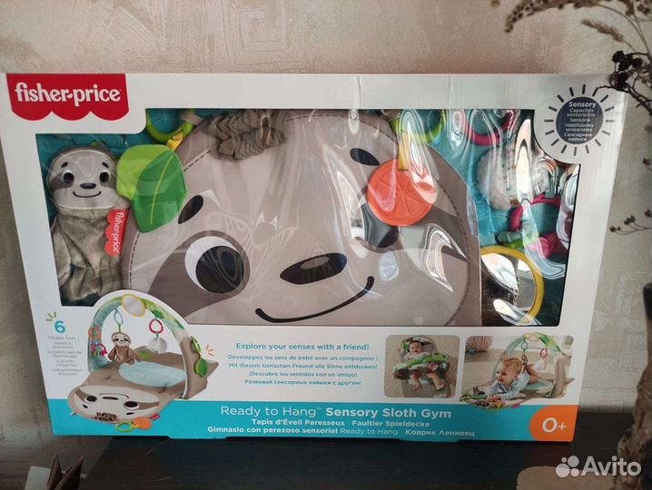 Развивающий игровой коврик для детей линивец