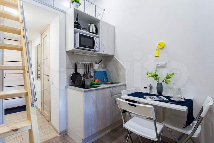 Студия в апарт-отеле в центре с управлением