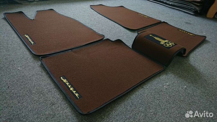 Автоковрики для ваз 2101 - 2107, коричневые