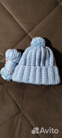 Шапка женская вязаная ручная работа
