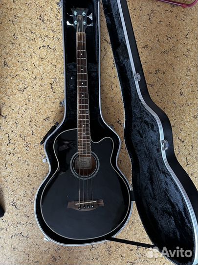 Бас гитара ibanez электроакустическая + кейс