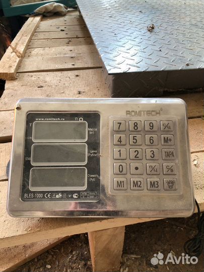 Весы платформенные romitech bles-1000