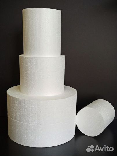 Фальш ярус для торта муляжи круги из пенопласта