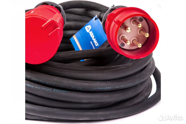 Промышл. силовой удлинитель кг 5х2,5 10м атлант