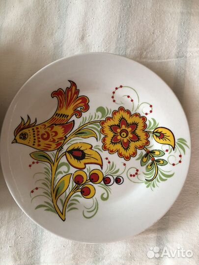 Набор тарелок, поднос, салфетки пасха