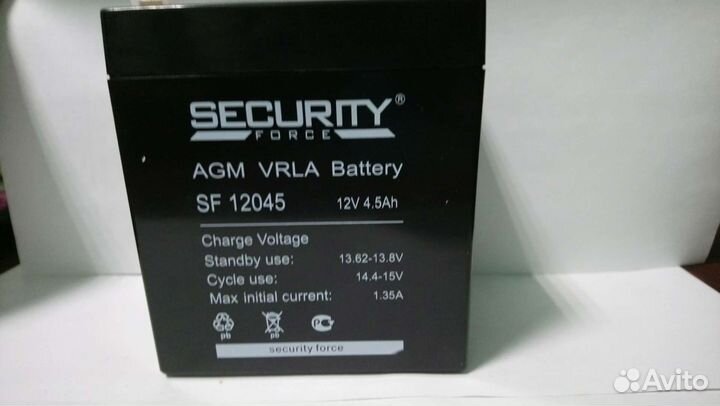 Аккумулятор 12 v. 4.5 Ah
