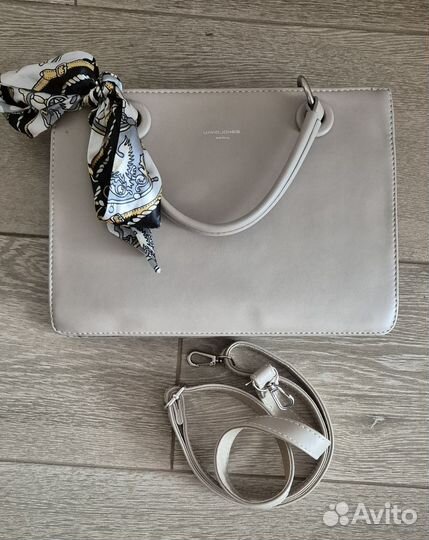 Сумка David jones бежевая