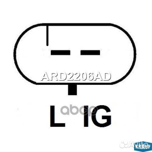 N/A Регулятор генератора ard2206ad Krauf